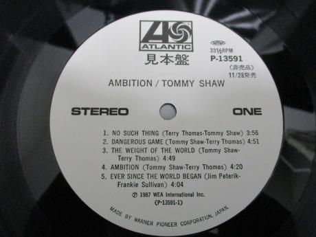 Styx Tommy Shaw Ambition Japan Orig. PROMO LP OBI WHITE LABEL
