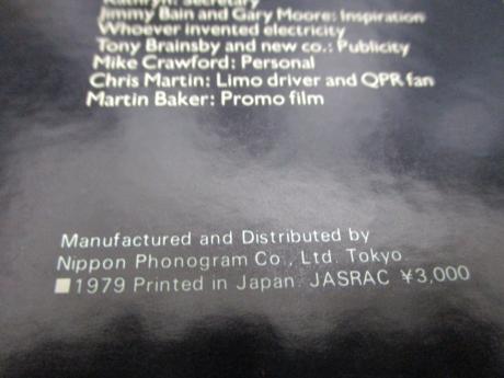 Thin Lizzy Live and Dangerous Japan Tour ED 2LP OBI