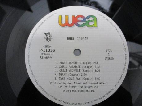 John Cougar 3rd S/T Same Title Japan Orig. LP OBI
