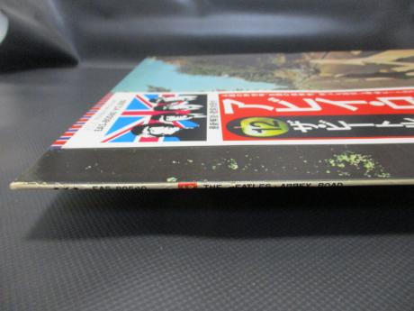 Beatles Abbey Road Japan RARE LP FLAG OBI