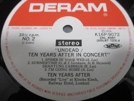 Ten Years After Undead Ten Years After in Concert Japan LTD LP OBI