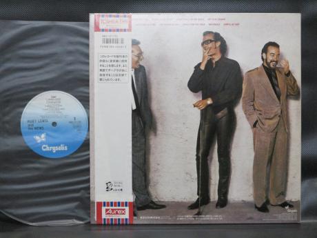 Huey Lewis and the News Fore! Japan Orig. LP OBI + RARE STICKER