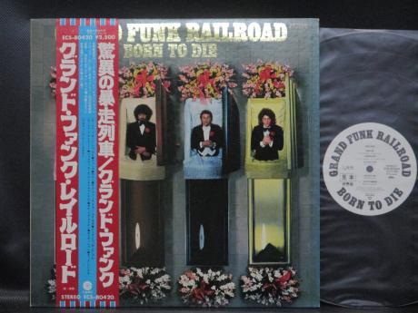 Grand Funk Railroad Born To Die Japan Orig. PROMO LP OBI WHITE LABEL