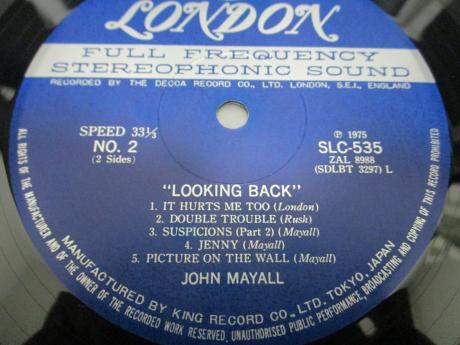 John Mayall Looking Back Japan Rare LP RED OBI