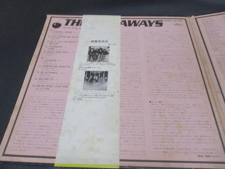 Runaways 1st Same Title Japan Early Press LP OBI G/F LIVE COVER