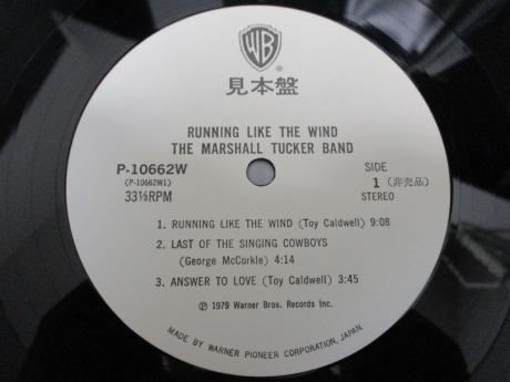 Marshall Tucker Band Running Like The Wind Japan Orig. PROMO LP OBI WHITE LABEL