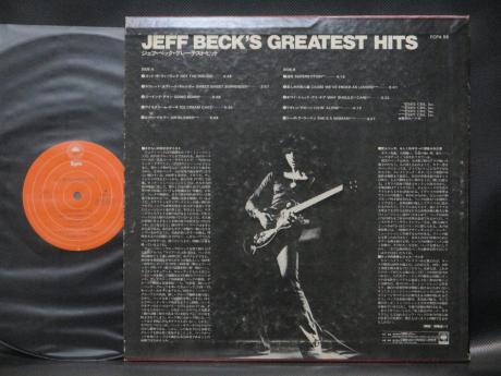 Jeff Beck Greatest Hits Japan Mail Order Only LP INSERT