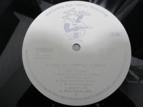 Judy Collins A Maid Of Constant Sorrow Japan Orig. PROMO LP OBI WHITE LABEL