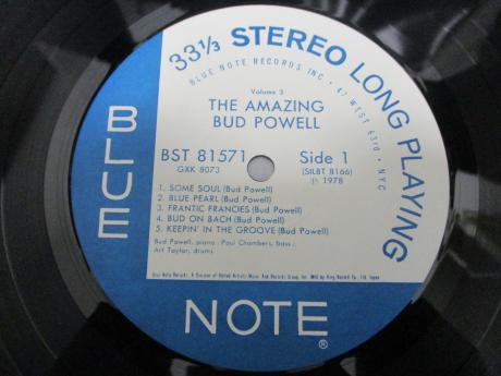 Bud Powell The Amazing Vol. 3 Bud! Japan Rare LP OBI BLUE NOTE