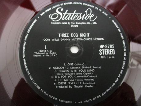 Three Dog Night Captured 1st S/T Japan Orig. LP DIF RED WAX