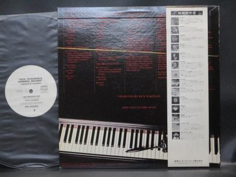 Rick Wakeman Criminal Record Japan Orig. PROMO LP OBI WHITE LABEL