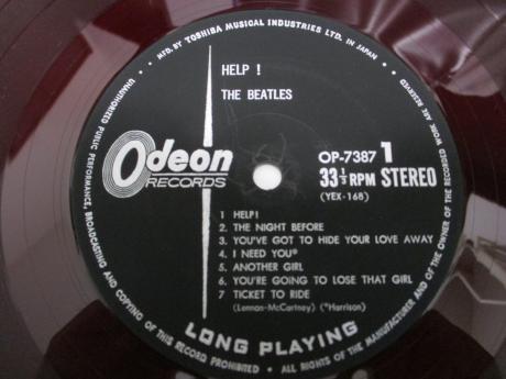 Beatles Help ! Japan Orig. LP G/F ODEON RED WAX