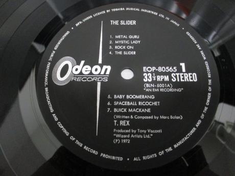 2. T.REX The Slider Japan Orig. LP OBI BOOKLET