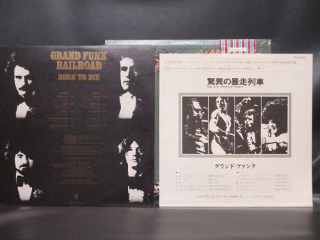 Grand Funk Railroad Born To Die Japan Orig. PROMO LP OBI WHITE LABEL