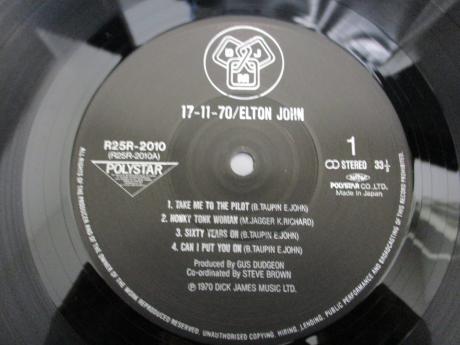 Elton John 17-11-70 Japan Audiophile ED LP OBI + INSERT