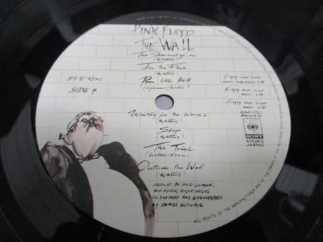 Pink Floyd Wall Japan Orig. 2LP INSERT STICKER