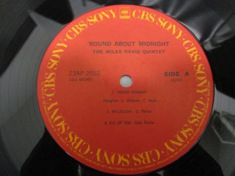 Miles Davis 'Round About Midnight Japan Rare LP CAP OBI SHRINK