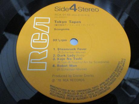 Scorpions Tokyo Tapes Japan Orig. 2LP INSERT
