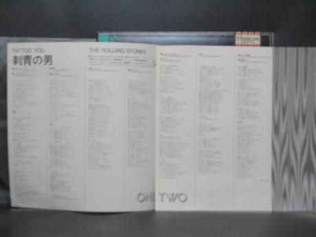 Rolling Stones Tattoo You Japan Early Press LP OBI