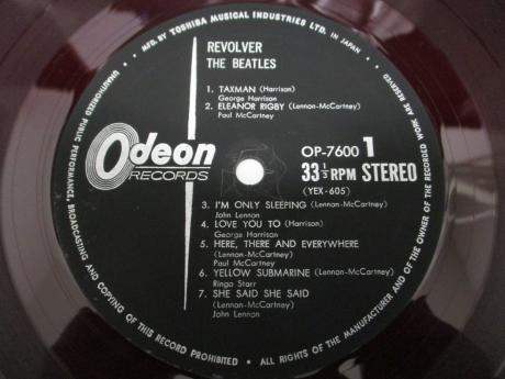 Beatles Revolver Japan Orig. LP ODEON RED WAX