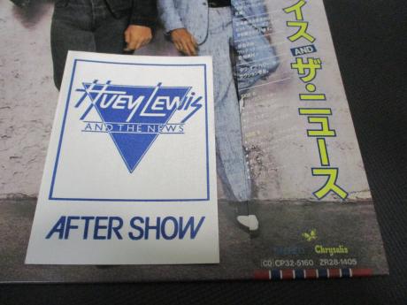 Huey Lewis and the News Fore! Japan Orig. LP OBI + RARE STICKER
