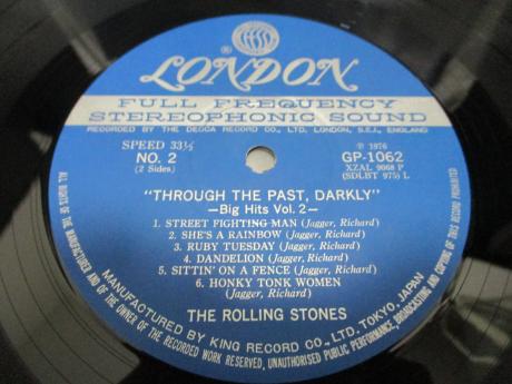 Rolling Stones Through The Past Darkly Japan Rare LP OBI BOOKLET
