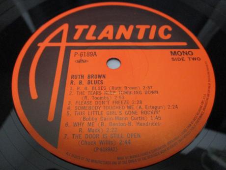 Ruth Brown R. B. Blues Japan ONLY LP OBI