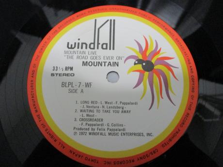 Mountain Live Road Goes Ever On Japan Orig. LP OBI + 7" EP