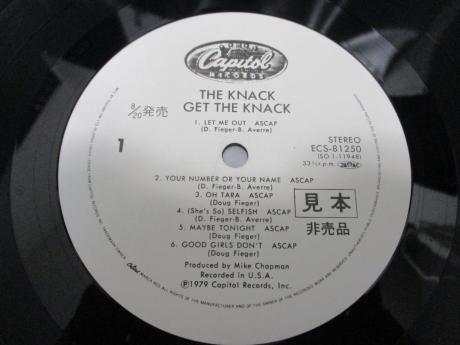 Knack Get the Knack Japan Orig. PROMO LP OBI WHITE LABEL