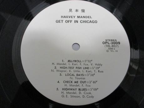 Harvey Mandel Get Off In Chicago Japan Orig. PROMO LP OBI WHITE LABEL
