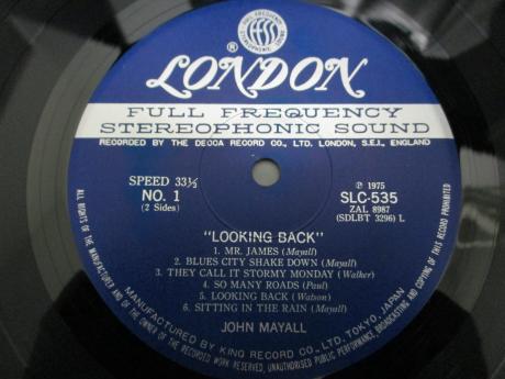 John Mayall Looking Back Japan Rare LP RED OBI