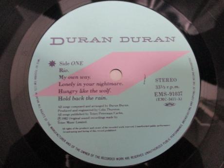 2. Duran Duran Rio Japan Early Press LP OBI INSERT