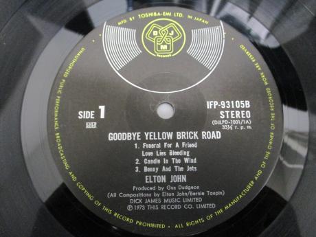 Elton John Goodbye Yellow Brick Road Japan Orig. 2LP 2OBI