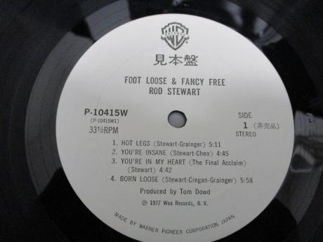 Rod Stewart Foot Loose & Fancy Free Japan Orig. PROMO LP OBI WHITE LABEL