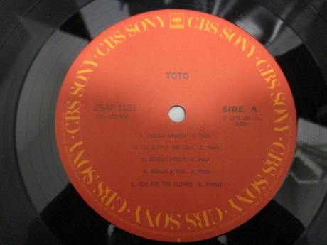 TOTO 1st Same Title Japan Orig. LP OBI INSERT