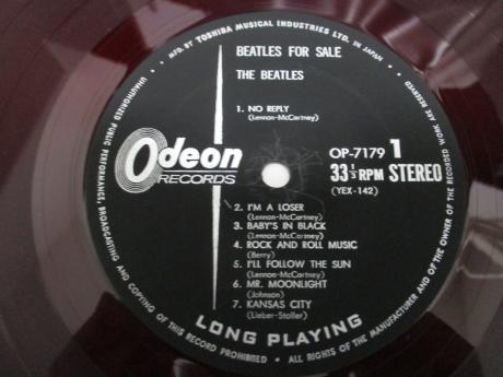 2. Beatles For Sale Japan Early Press LP G/F ODEON RED WAX