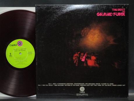 Grand Funk Railroad Best Of Japan Orig. LP OBI G/F RED WAX