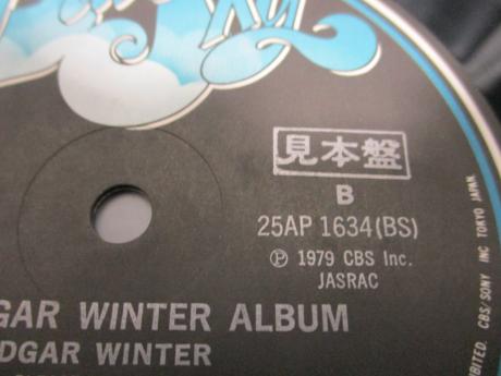Edgar Winter The Edgar Winter Album Japan Orig. PROMO LP OBI