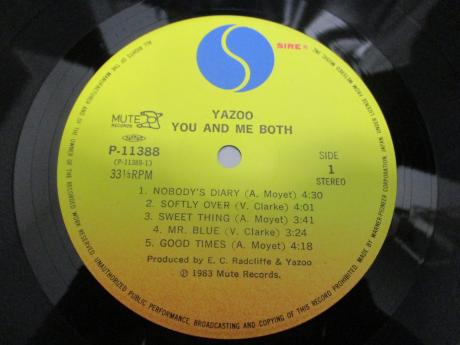 Yazoo You And Me Both Japan Orig. LP OBI INSERT