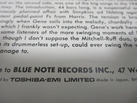 The 3 Sounds Bottoms Up! Japan LTD LP OBI BLUE NOTE
