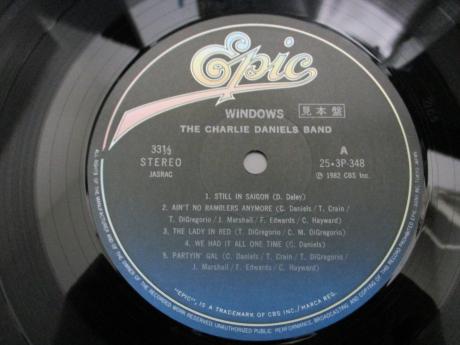 Charlie Daniels Band Windows Japan Orig. PROMO LP OBI PRO-BOOKLET