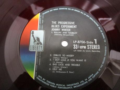 Johnny Winter Progressive Blues Experiment Japan Orig. LP RED WAX