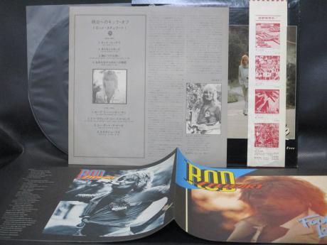 Rod Stewart Foot Loose & Fancy Free Japan Orig. PROMO LP OBI WHITE LABEL