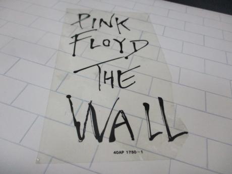 Pink Floyd Wall Japan Orig. 2LP INSERT STICKER