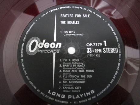Beatles For Sale Japan Early Press LP G/F ODEON RED WAX