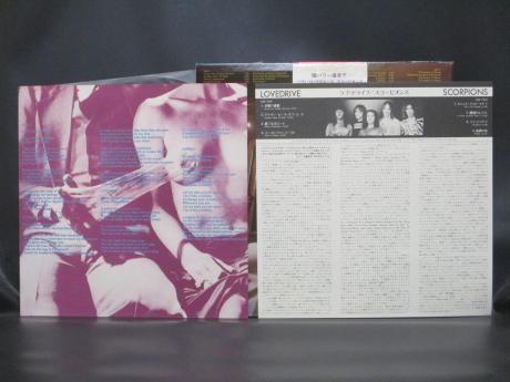 Scorpions Lovedrive Japan Orig. LP OBI INSERTS