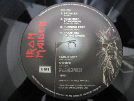Iron Maiden 1st Same Title Japan Orig. LP OBI INSERT