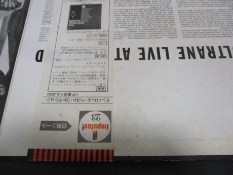 John Coltrane Live At Birdland Japan Rare LP OBI