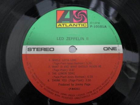 Led Zeppelin 2nd II Japan Rare LP OBI BIG POSTER