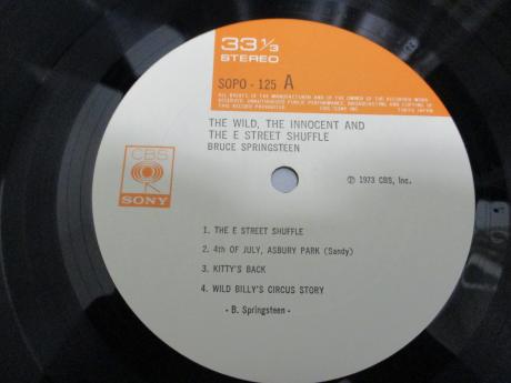 Bruce Springsteen The Wild Innocent Japan Early Press LP WHITE OBI